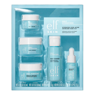SKIN Holy Hydration! Hydrated Ever after Skincare Mini Kit, Cleanser, Makeup Rem