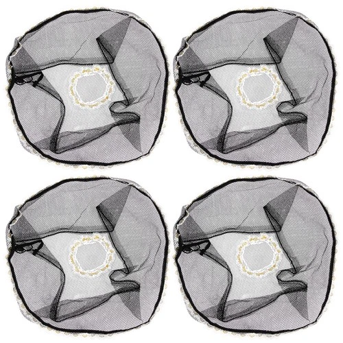 4 Pcs Fan Mesh Cover Protective Net Elastic Opening Fan Safety Guard
