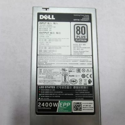 Dell 14th Generation Server 2400W EPP power supply 0J1CC3 DPS-2400BB A