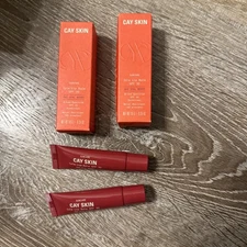 2 PK CAY SKIN ~ SUNCARE ISLE LIP BALM SPF 30 ~ BAD GYAL BERRY ~ 0.35 OZ 05/26
