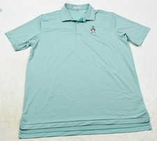 Peter Millar Summer Comfort Polo Shirt Mens XL Blue Striped Short Sleeve Golf