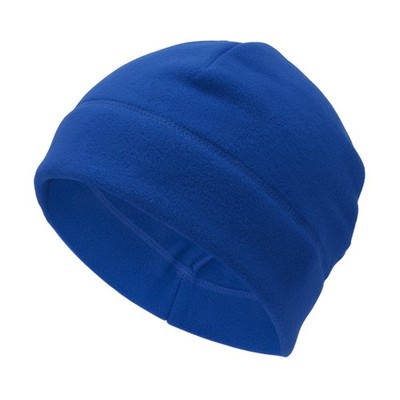 Fahrradmütze Ohrenschutz, Fleece Stoff blau 27x18cm
