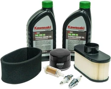 Tune Up Kit for Kawasaki FR/FS Engines - 10W-40 Oil, Filters, Spark Plug