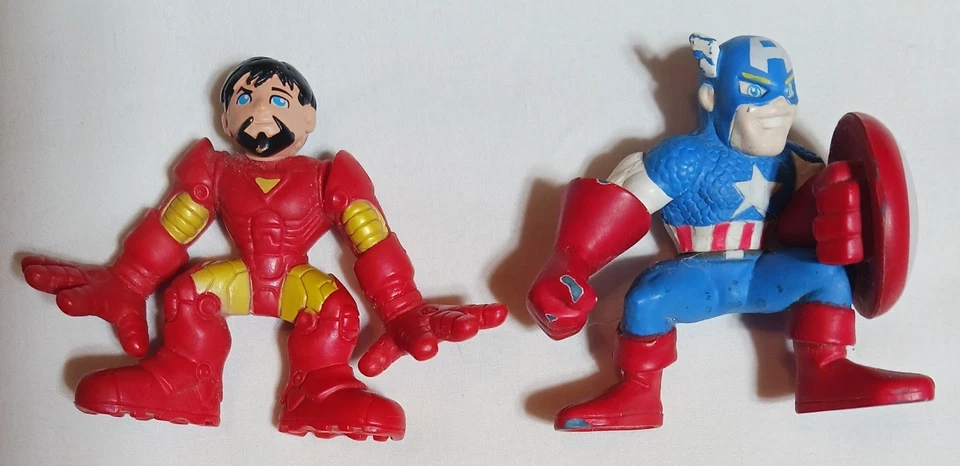 Lote de 22 figuras Marvel HERO SQUAD Playskool 2" THOR Iron Man HULK Spider Man Foto 4 de 4