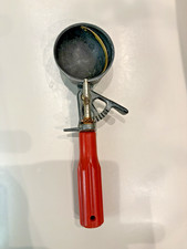 Vintage Scoop Master Mechanical Ice Cream Scoop With Red Handle Country Kitchen