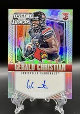 2015 Prizm Collegiate Draft Picks - Gerald Christian #187 (RC) Silver Auto