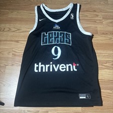 Nike Texas Los Legends #9 AJ Lawson Basketball Jersey Size Large Black Dallas