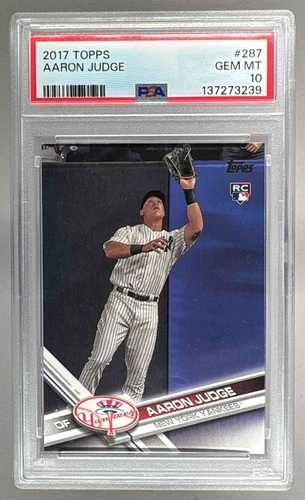 137273239 Aaron Judge 2017 Topps #287 Rookie RC PSA 10