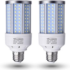 30W 200W Equivalent , Daylight, E26 Standard Base, LED Corn Light Bulb 2-Pack