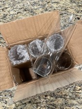 Clear Glass Vases - Qty. 6 - 6 x2