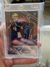 2022 Panini Phoenix - Rising Rookie Material Signature Bailey Zappe /25