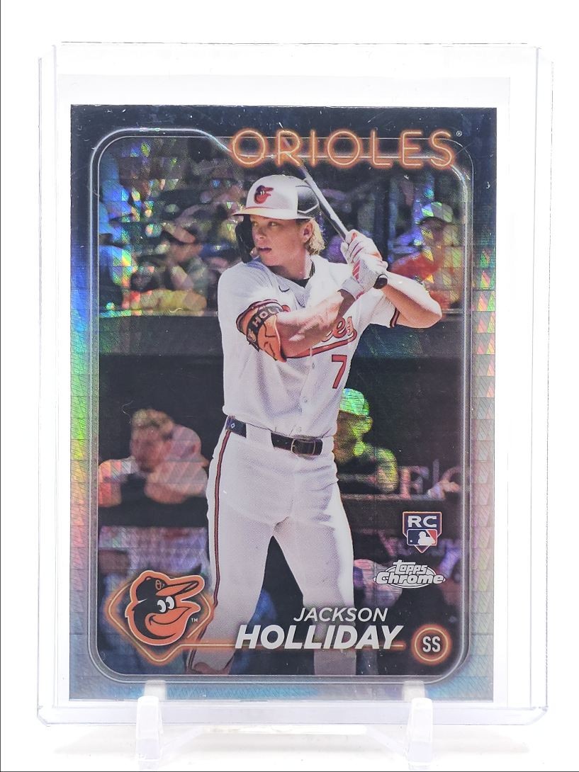 JACKSON HOLLIDAY 2024 TOPPS CHROME ROOKIE PRISM REFRACTOR #88 A RC Q0723