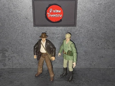Lot 2 figurines INDIANA JONES : INDY & GERMAN SOLDIER 2 loose HASBRO 2008 - Photo 1/2