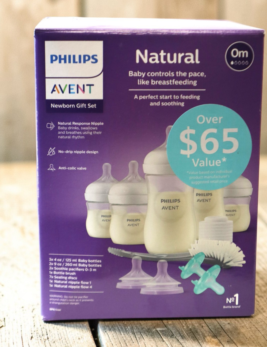 Philips Avent Natural Baby Bottle with Natural Response Nipp