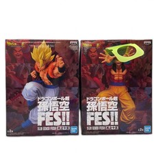 Set of 2 unopened Dragon Ball Gogeta and Son Goku Super Saiyan 4  used  