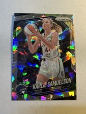 2025 WNBA Prizm Cracked Ice Karlie Samuelson #102 Minnesota Lynx