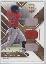 2016 Elite Extra Edition Triple Materials Holo Gold 47/99 Yoan Moncada 1j6