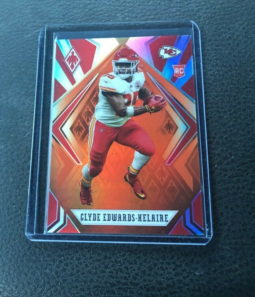 2020 Panini Phoenix Clyde Edwards-Helaire Rookie Orange Prizm Refractor 94/99