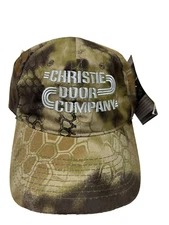 Christie Door Company Q3 Technology Hat Cap Strapback Camouflage Brown N1 C
