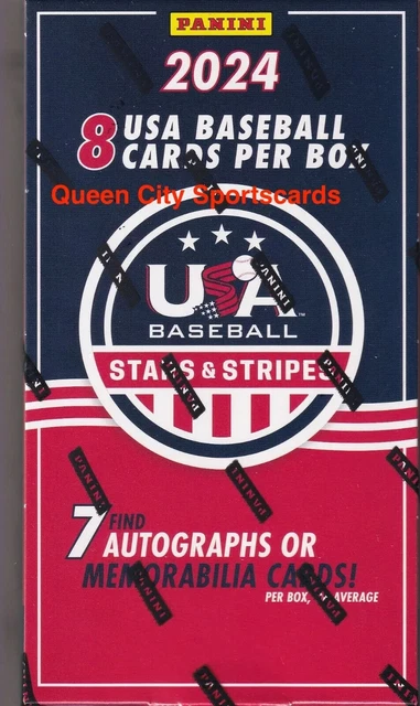 RIP & SHIP - 140 AUTOS -  2024 Panini Stars & Stripes USA Baseball 20 BOX CASE