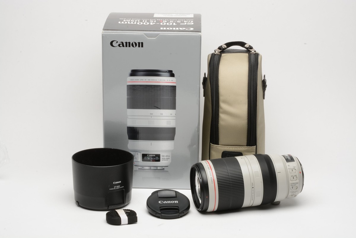 Canon EF100-400mm F4.5-5.6L 程よく IS II USMレンズ Canon EF100-400mm F4.5-5.6L 程よく IS II USMレンズ