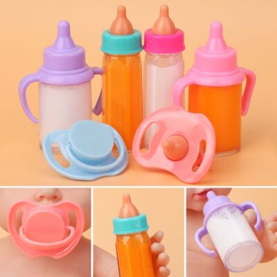 with Pacifier Bibs Magic Milk Bottles Plastic Nipple Bottle Juice Bottles  UK