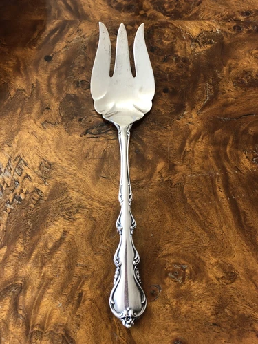 International Silver Angeligue Large Cold meat Fork
