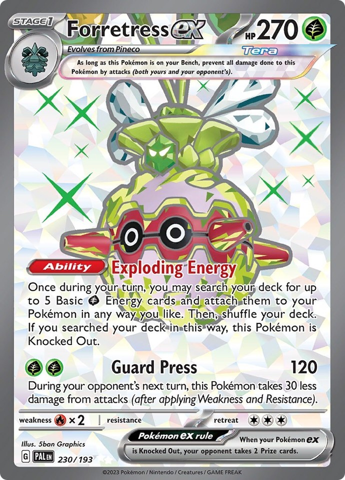 Forretress Ex 230/193 Sv02: Paldea Evolved - 1 of 1