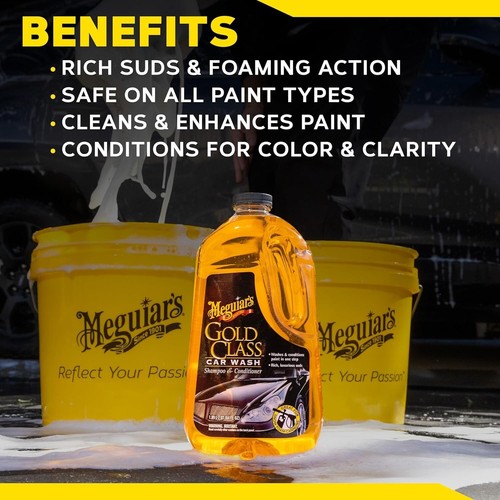 Meguiar's Gold Class Car Wash Shampoo & Conditioner 64 oz - Picture 7 of 12