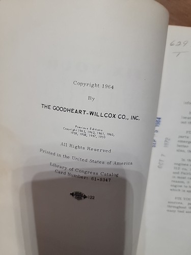 fix your ford v8' and 6 1962 to 1946 book, by bill toboldt, 1962 Hardcover, VTG - Picture 5 of 5