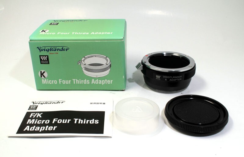 Voigtlander Mount Adapter Pentax K-Mount Lens to Micro Four Voigtlander Mount Adapter Pentax K-Mount Lens to Micro Four