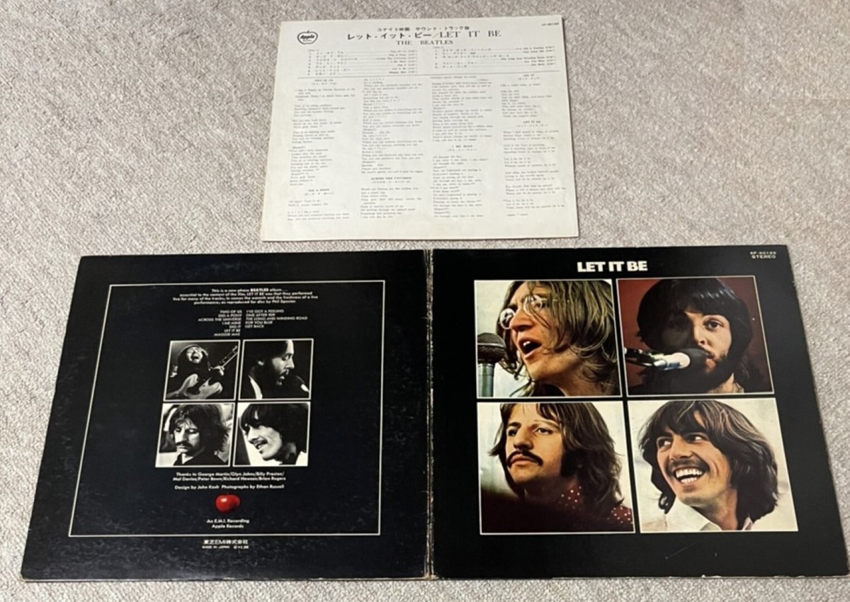 THE BEATLES / LET IT BE /APPLE AP-80189 JAPAN OBI VINYL LP | eBay