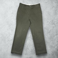 Vintage Sears Roebuck Perma-Prest Twill Work Pants Size 34x30 Workwear