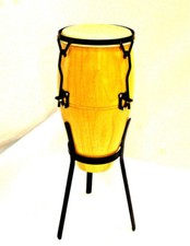 Baby Conga Drum with Stand Nice Great Sound Practicing Kid Rare Gift Percussion