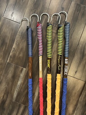 HANDMADE BAMBOO FISHING GAFF Paracord wrap 6ft