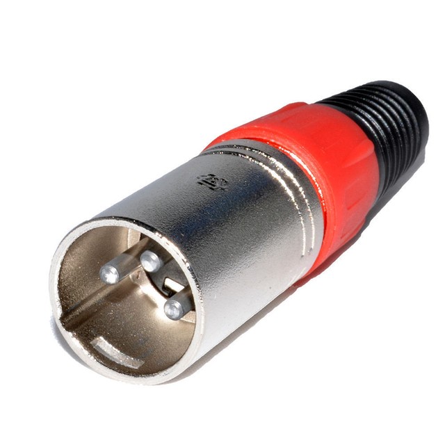 kenable XLR 3 Pin Male Microphone Solder Termination Plug for 8mm