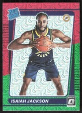 2021-22 8725D Donruss Optic Rated Rookies CHOICE RED GREEN PRIZM Isaiah Jackson