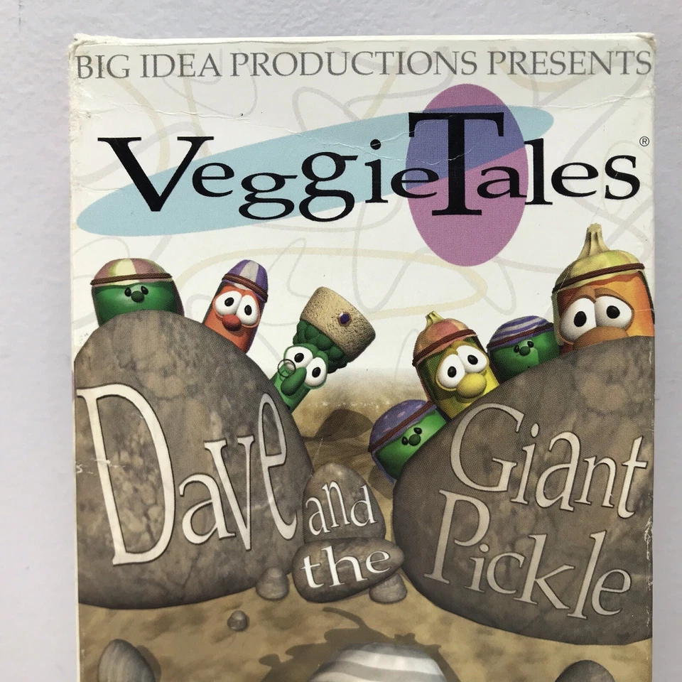 VeggieTales Dave & Giant Pickle VHS Video Tape Christian Kids TV Show God - Image 2 of 4