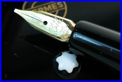 1964 MONTBLANC Piston Fountain Pen N° 204 Deskbase / BROAD 14C