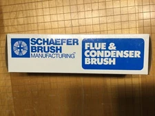 NEW SCHAEFER 43836 Flue & Condenser Brush 1-1/4" Dia. Stainless