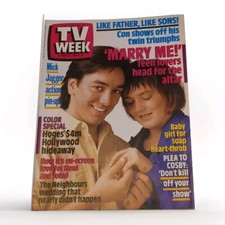 Vintage Australian Magazine - TV WEEK - 15 OCTOBER 1988 *BOBBY & FRANK COVER*