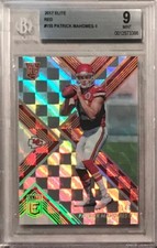 2017 Donruss Elite Patrick Mahomes #005/149 Red (RC) #155 ⭐️BGS 9 Mint ⭐️POP 7