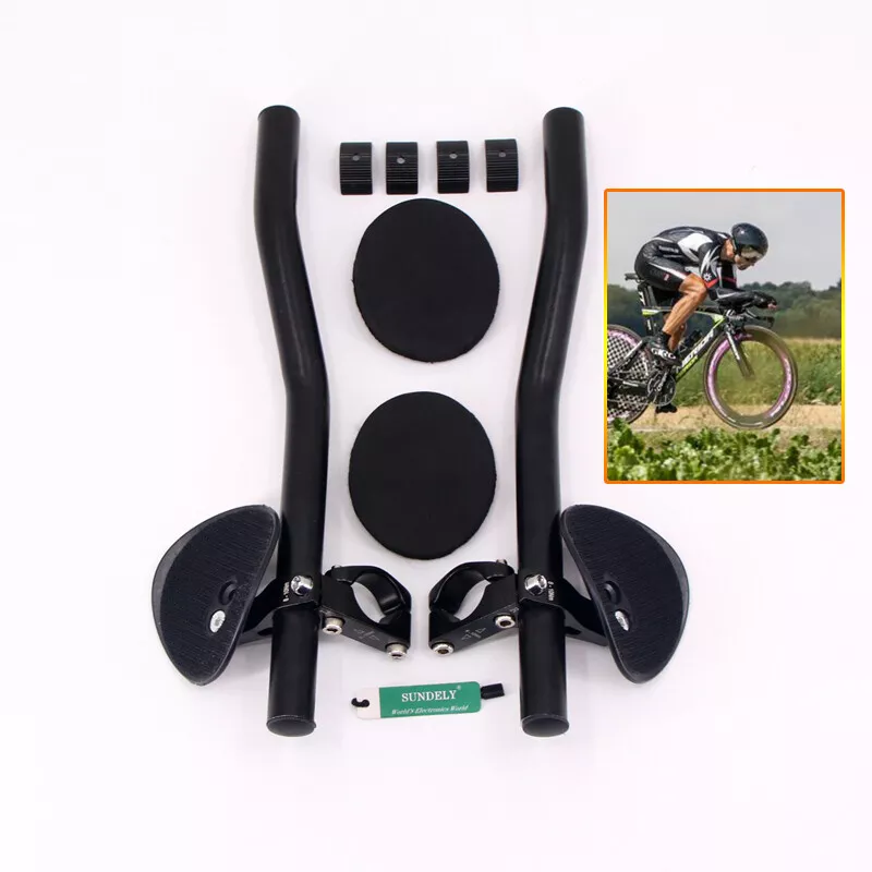MTB Road Bike Time Trial Triathlon Racing TT Aero Bar Rest Handlebars Aerobars