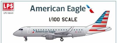 LPS Decals 100-01 1/100 EMBRAER 175 American Eagle