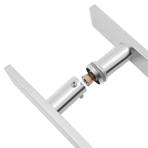 Maniglia Porta Fienile Scorrevole Acciaio Inox 17,52" Doppia Faccia Forma H Tirare Push - Foto 5 di 17