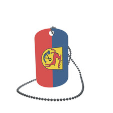 Dog Tag Flag Bunting Bochkhorn Dog Tag Aluminium 30 x 50mm
