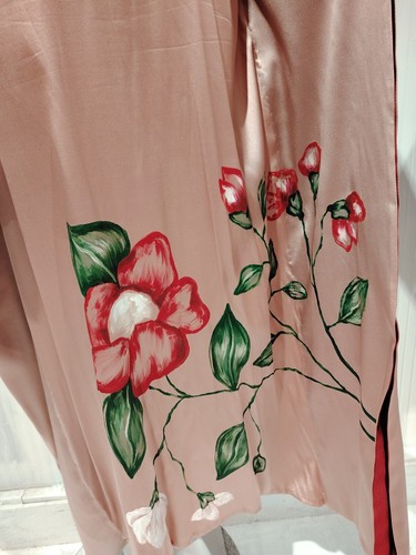 Woman Clothing Dress Couture Luxury Brand Flower Kaftan Caftan Kimono Large Size - Picture 5 of 24