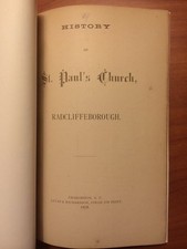 RARE 1878 History of St. Paul's Church, Radcliffeborough, Charleston SC Pinckney