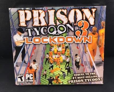 *Sealed* Prison Tycoon 3: Lockdown - PC CD-ROM Windows XP Vista 2007 software