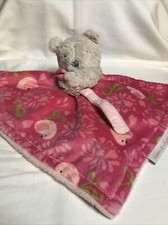 Blankets and Beyond Bear Bird Lovey Plush Security Blanket Pacifier Binky Holder